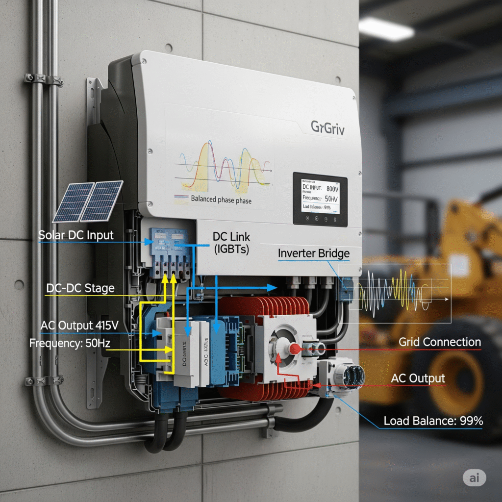 Three phase ongrid inverter